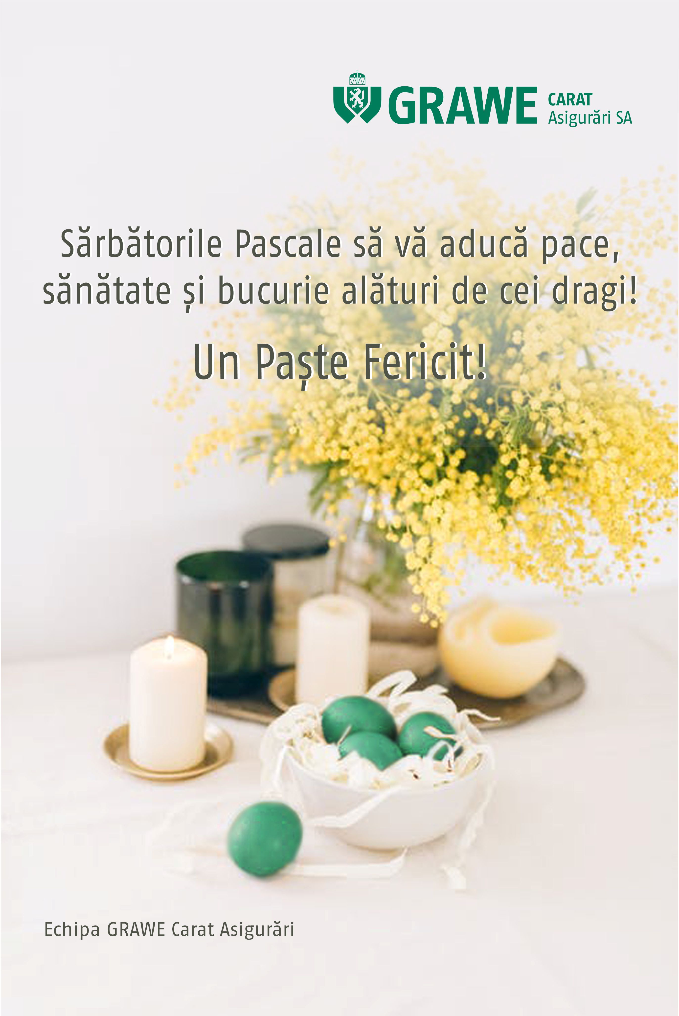Felicitare de Pasti